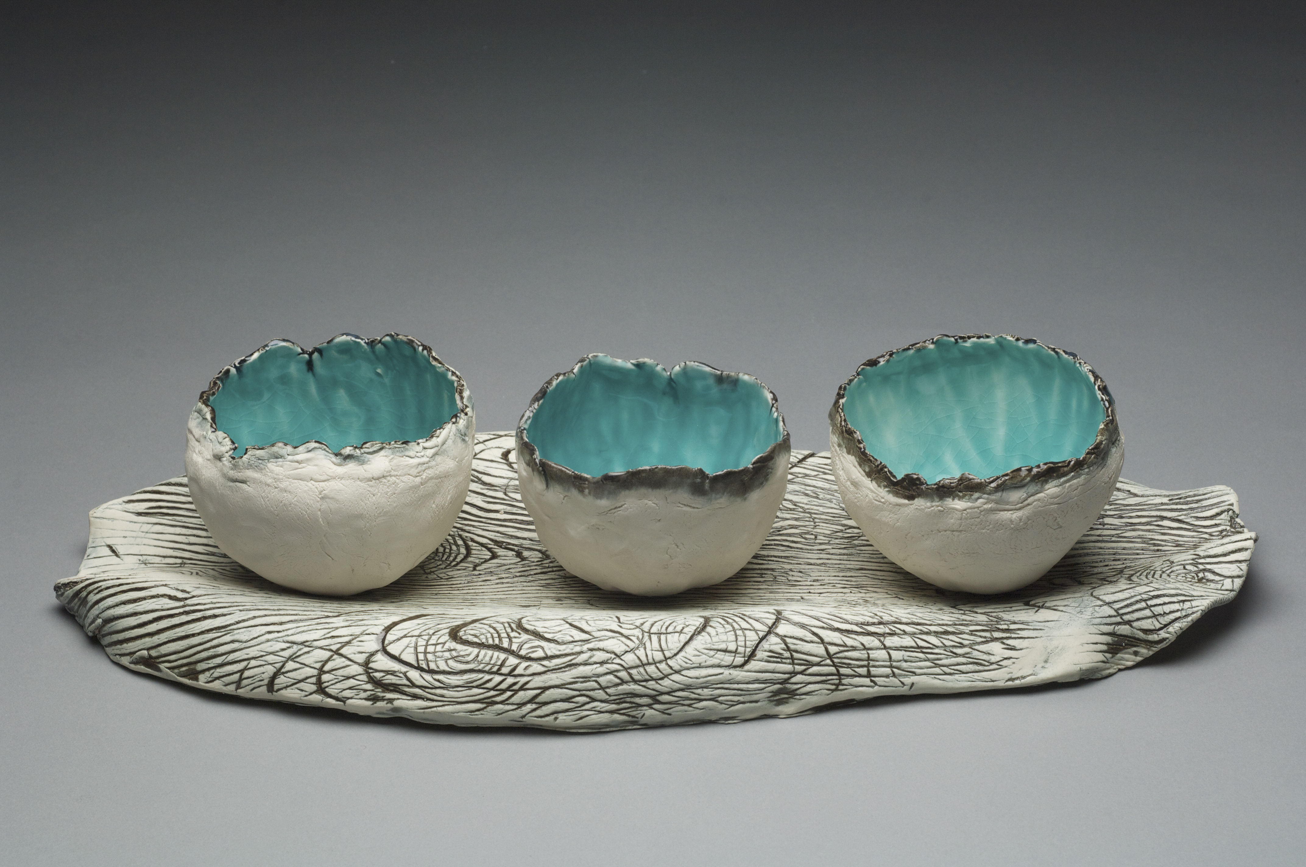 Hand-built condiment tray