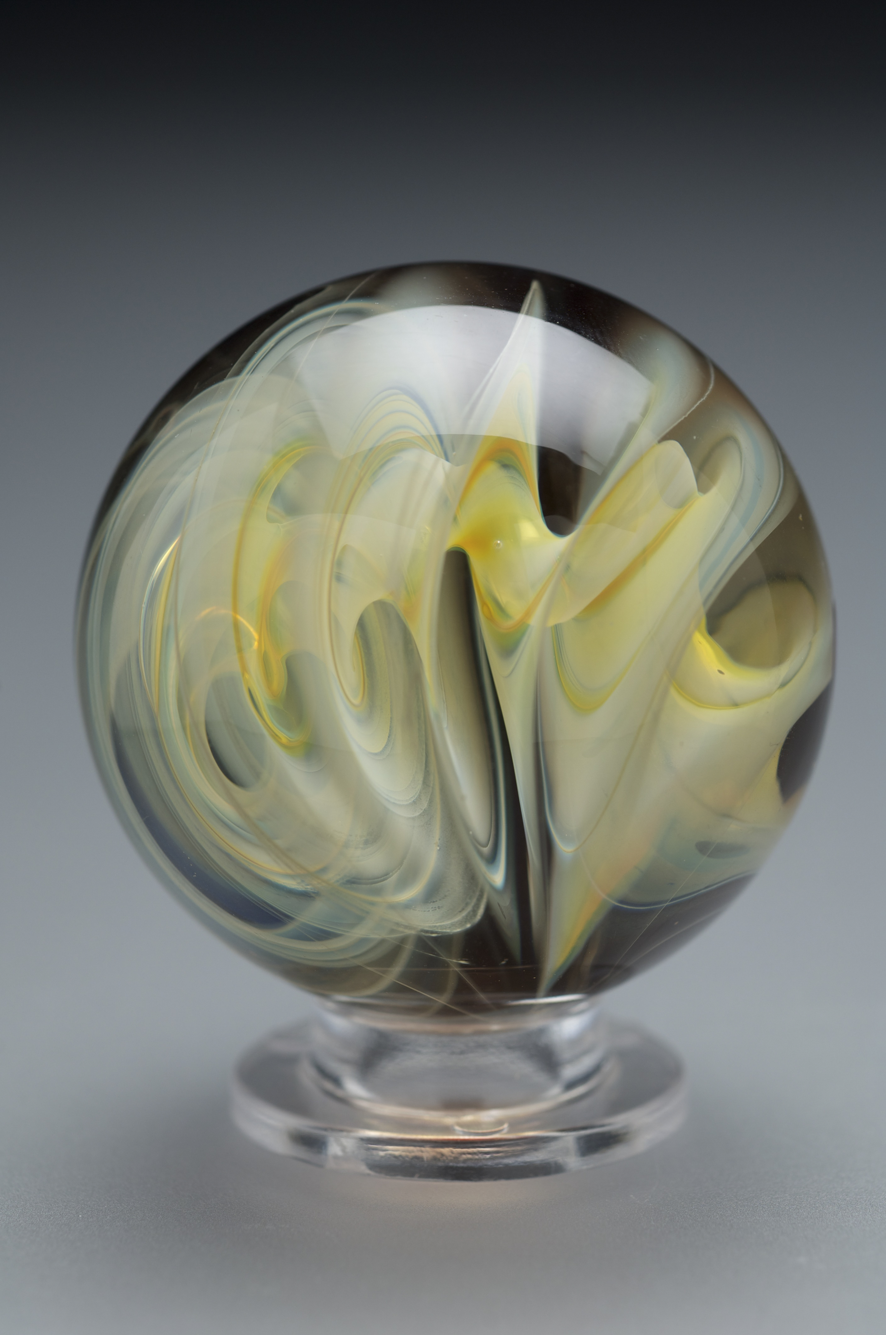 Flamework borosilicate glass marbles - finished marble
