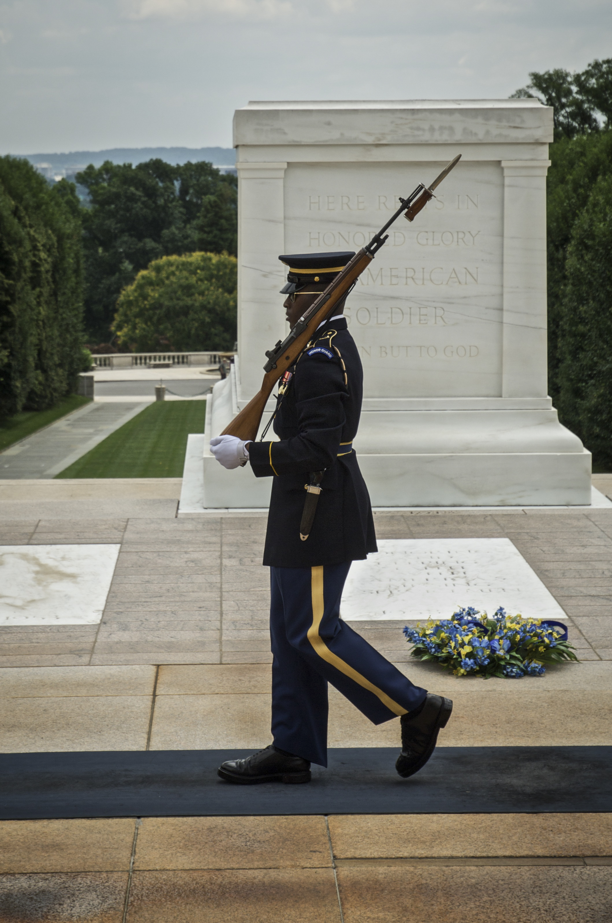 Tomb of The Unknown Soldier, changing of the guard.