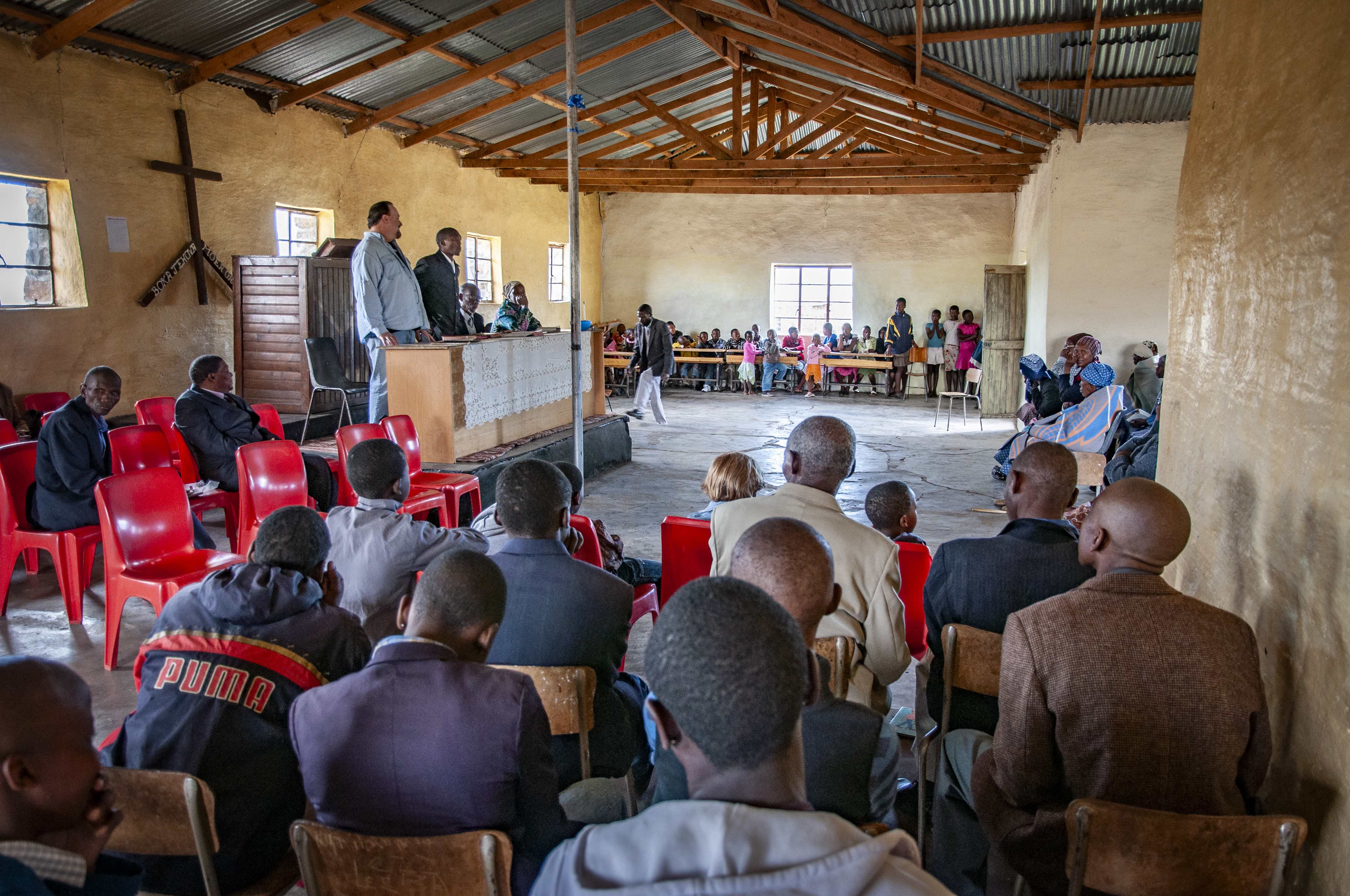 Sunday worship - Molumong village