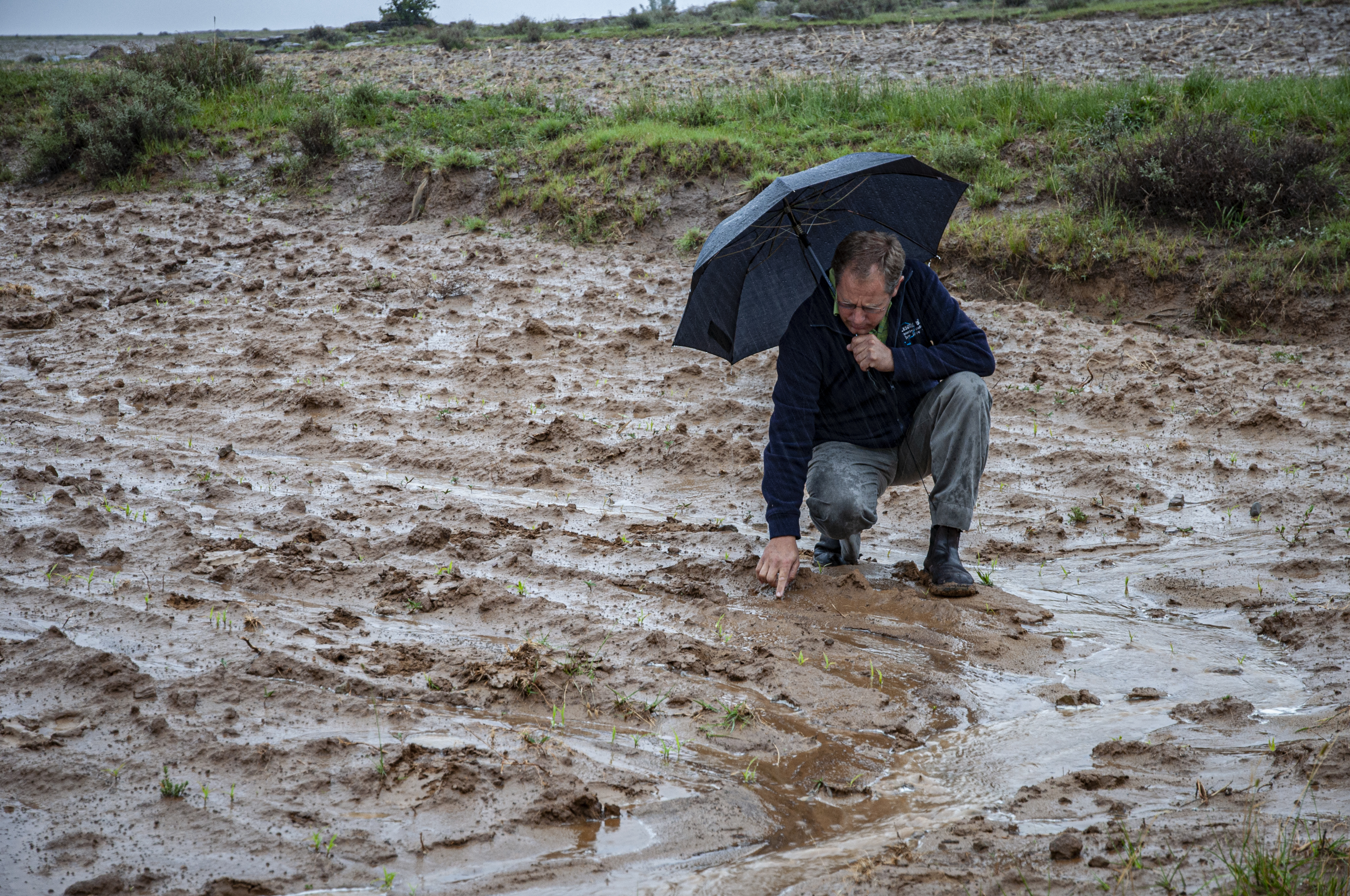 Conservation agriculture behind the scenes filming in Lesotho
