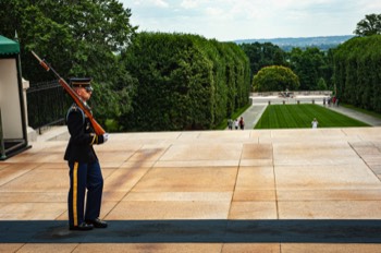 Tomb of The Unknown Soldier, changing of the guard.