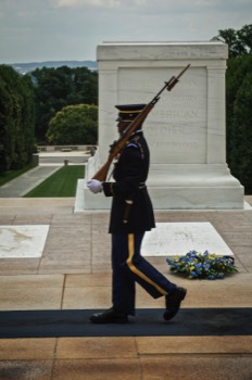 Tomb of The Unknown Soldier, changing of the guard.